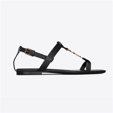 sandale ysl|YSL tribute sandals flat.